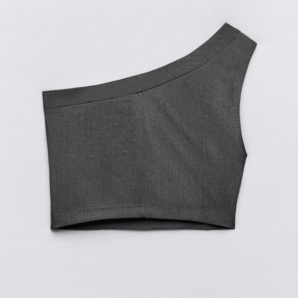 🆕️ Zara Asymmetric Button Top - Picture 5 of 5